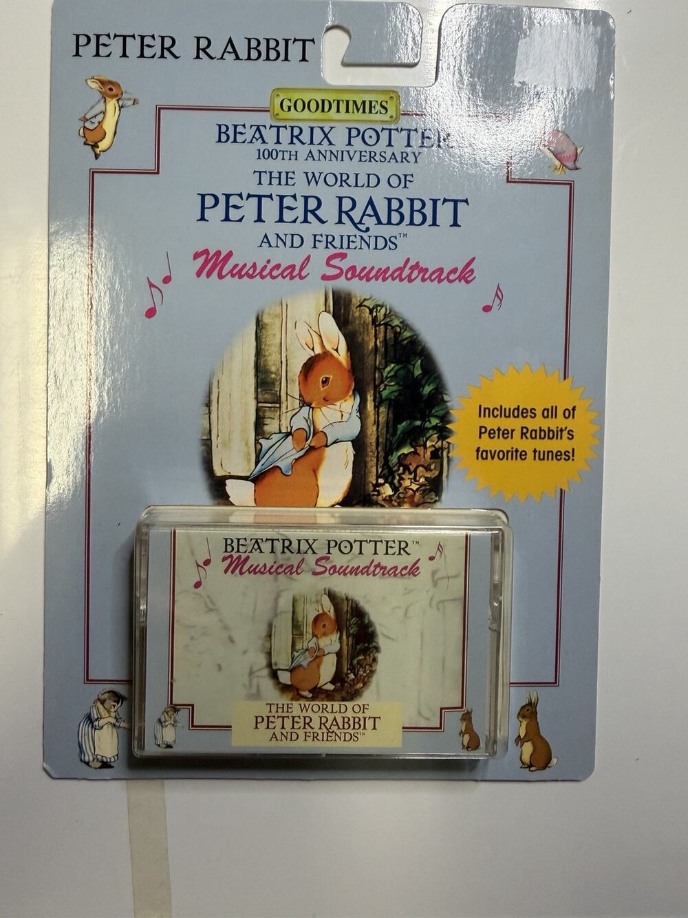 VTG New Beatrix Potter Peter Rabbit 1995 Musical Soundtrack Cassette Sealed